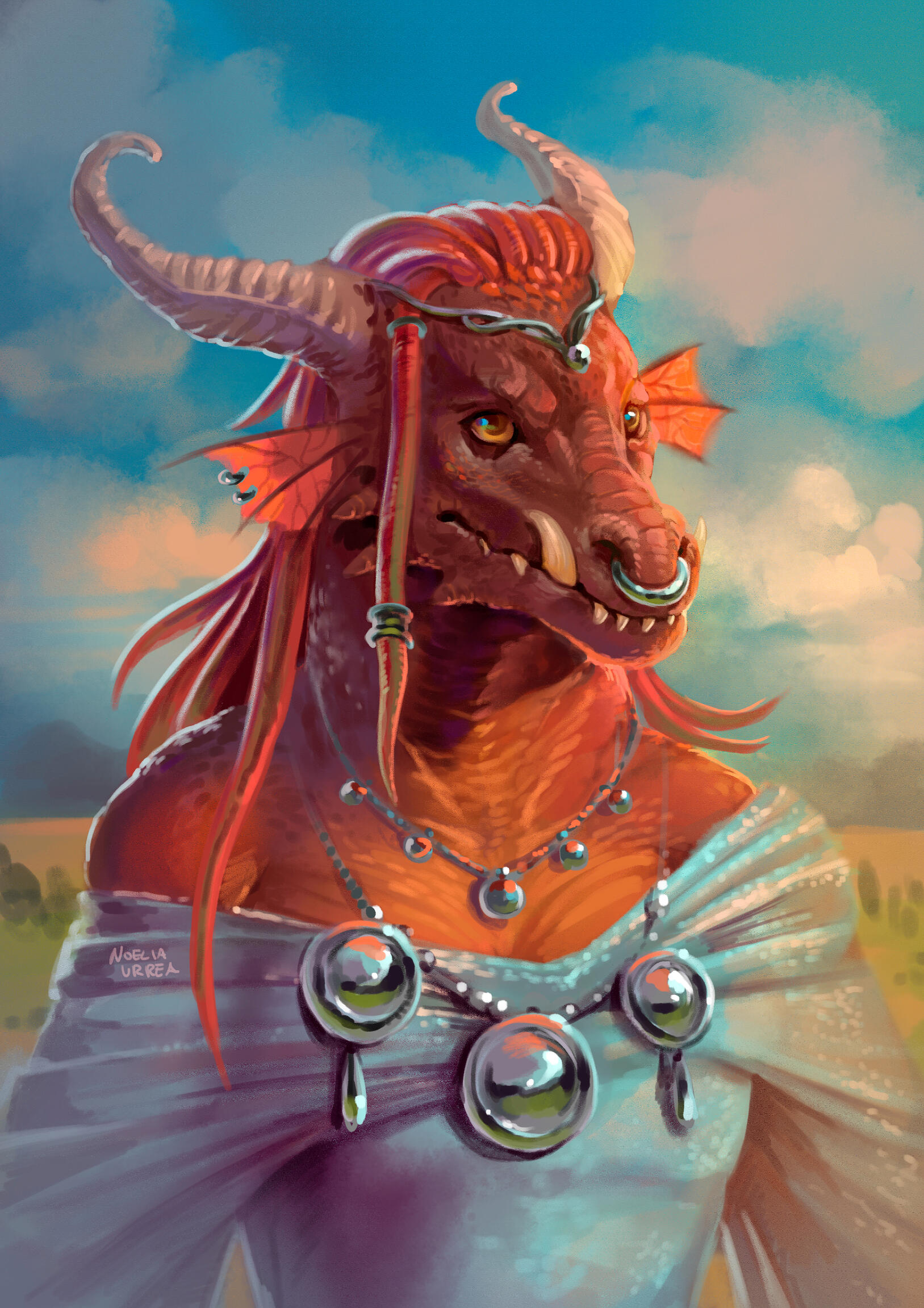 Full colour, simple background.